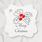 MODERN LEUKE KERSTKLOKKEN FEESTGESCHENK LABELS (Voorkant)