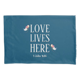 Modern | LEVENDE LEVEN HIER  | BLAUW Kussensloop