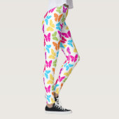 Modern Levendig Regenboog Vlinder Cute Patroon  Leggings (Rechts)