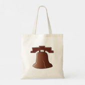 Modern Liberty Bell Patriottisch Philadelphia Icon Tote Bag (Achterkant)