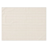 Modern licht beige gestreepte tafelkleed (Voorkant (Horizontaal))