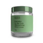 Modern licht groen waterdicht cosmetica potje labe waterfles etiket