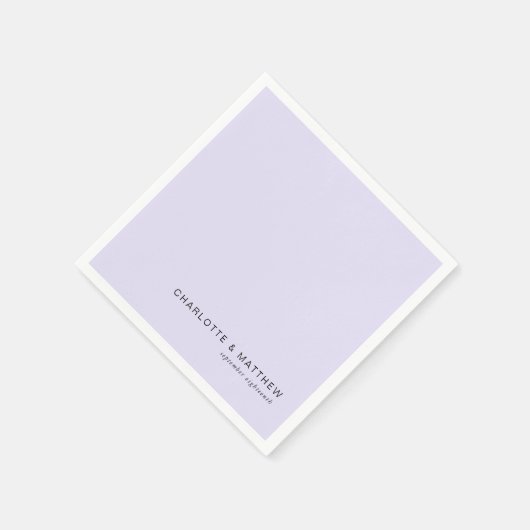 Modern licht-paarse servet (Hoek)