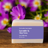 Modern licht Paarse zeep buikband Uitnodigingen Wikkel