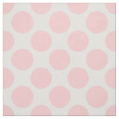 Modern licht roze en wit grote stippen stof (Swatch)