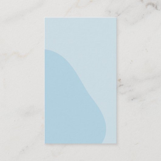 Modern Lichtblauw Hart Baby shower Luier Raffle Informatiekaartje (Achterkant)