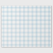 Modern lichtblauw speldenmodel |Groot patroon| Cadeaupapier (Vlak)