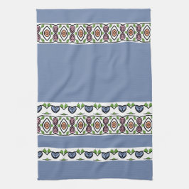 Modern Lichtblauw Theedoek