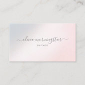 Modern lichtgewicht minimalistisch visitekaartje (Voorkant)