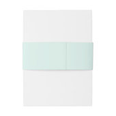Modern lichtgroen-blauw uitnodigingen wikkel (Achterkant Voorbeeld)