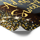 Modern lief 16 feestfoto welkomstbord poster (Hoek)