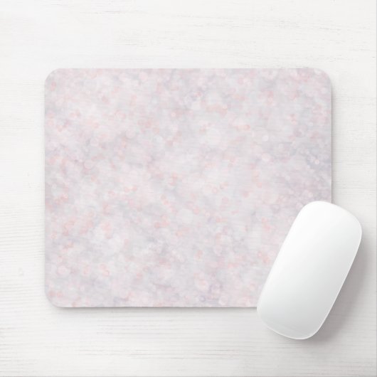 Modern Light Roze Bokeh Mousepad Muismat (Met muis)