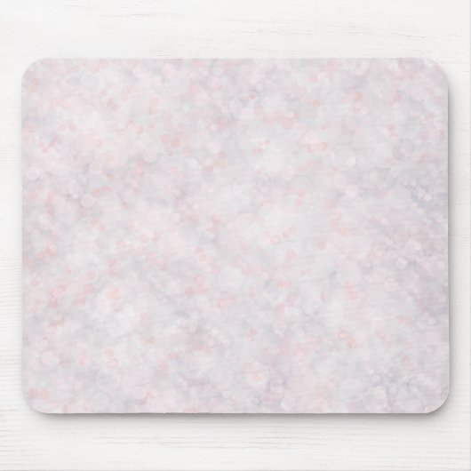 Modern Light Roze Bokeh Mousepad Muismat (Voorkant)