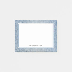 Modern Light Wash Denim Jeans Texture Name Post-it Post-it® Notes
