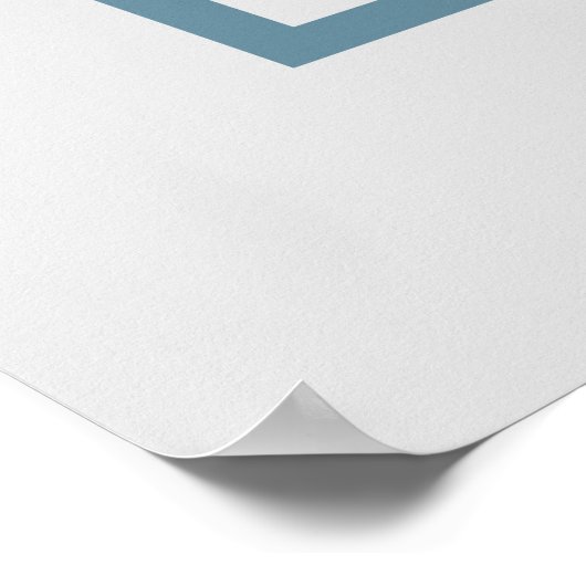 Modern Lighthouse Welkom Poster (Hoek)