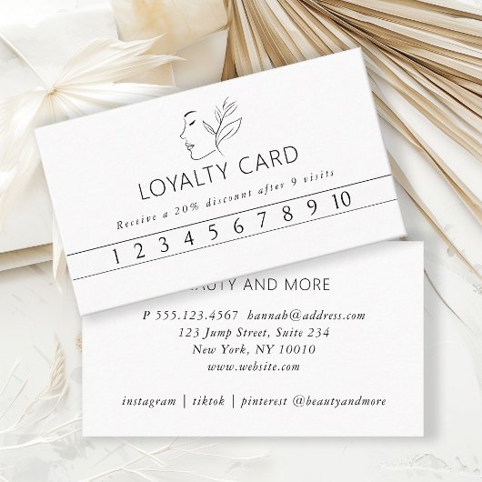 Modern, Lijnkunst, Vrouw, Wit, Salon, Visitekaartje