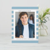Modern Lijst afstuderen aankondigingskaart Aankondiging (Staand voorkant)