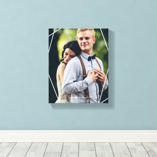 Modern Lijst Canvas Afdruk (Insitu (Houten vloer))