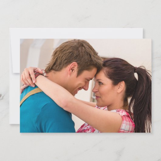 Modern Lijst | De bekendmaking van de datum opslaa Save The Date (Achterkant)