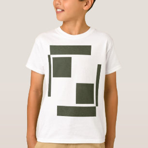 Modern Lijst Moss Groen Kinder T-shirt - T-shirt