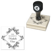 modern lijst uit de bibliotheek van boekstempel rubberstempel (Gestempeld)