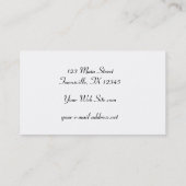 Modern Lijst voor metalen goud Visitekaartje (Achterkant)