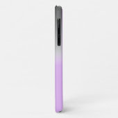 modern lila-grijs ombré op maat Case-Mate iPhone case (Achterkant/links)