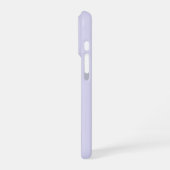 Modern Lilac Minimalist Monogram iPhone Case iPhone Hoesje (Linkerkant)