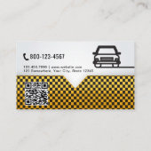 Modern Limo & Car Service Logo Design Visitekaartje (Achterkant)