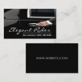 Modern Limo Driver Visitekaartje (Voorkant / Achterkant)