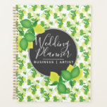 Modern Limoen Lemon Pattern Limoncillo Wedding Planner<br><div class="desc">Deze prachtige trouwplanner heeft een gevectoriseerde gradiëntcitroen en limoen. De perfecte trouwplanner om alles bij elkaar te krijgen voor die speciale dag.  Beschikbaar in een serie van kleuren.
Patroon ontworpen door Dream Big Digital Design</div>
