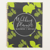 Modern Limoen Lemon Silohuette Wedding Planner (Voorkant)