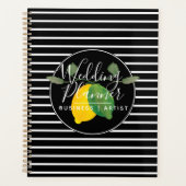 Modern Limoen Lemon Waterverf Limoncillo Wedding Planner (Voorkant)