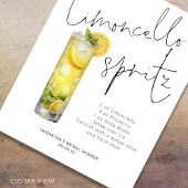 Modern Limoncello Spritz Recept Vrijgezellenfeest  Poster
