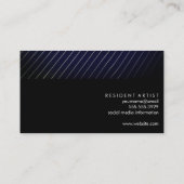 Modern Line Artwork Visitekaartje (Achterkant)