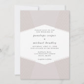 Modern Lines Wedding Uitnodiging (Voorkant)