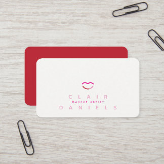 Modern Lips Beauty Logo | Aanpasbare Kleur | Visitekaartje