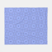 Modern Liquid Art Flower Mandala Pattern Fleece Deken (Voorkant (Horizontaal))