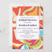 Modern Liquid Marble Uniek Vrijgezellenfeest Kaart (Voorkant)