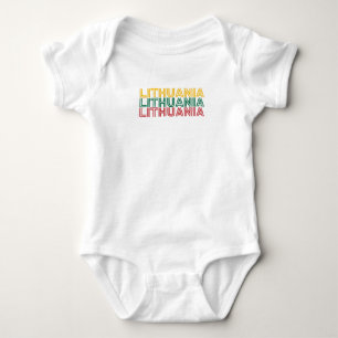 Modern Litouwen Lietuva vlag land souvenir Romper