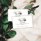 Modern Little Chef Luier Raffle Baby shower Informatiekaartje