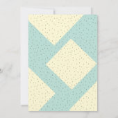 Modern Little Cub baby shower Uitnodiging (Achterkant)