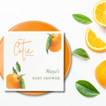 Modern Little Cutie Citrus Baby shower