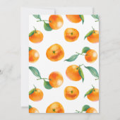 Modern Little Cutie is op de weg Baby shower Kaart (Achterkant)