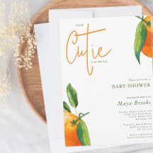 Modern Little Cutie is op de weg Baby shower