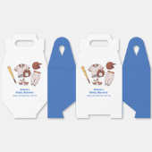 Modern Little Slugger Baseball Boy Baby Shower  Bedankdoosjes (Ongevouwen)
