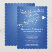 Modern LIttle Star Baby shower Uitnodiging (Voorkant / Achterkant)