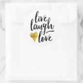 Modern Live Lach Liefde Stickers (Tas)