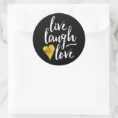 Modern Live Lach Liefde Stickers (Tas)