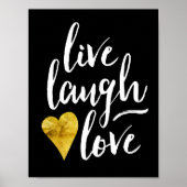 Modern Live, Laugh, Love Print (8.5x11) (Voorkant)